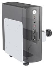Neomounts THINCLIENT-10/Mini držalo za PC/Display holder/VESA 100x100 /nosnost 10 kg/prilagoditev širine 9-20 cm/bela