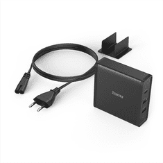 Hama hitri namizni polnilnik USB, 1x USB-C, 2x USB-A, PD 65 W