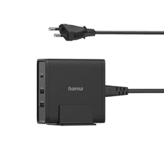 Hama hitri namizni polnilnik USB, 1x USB-C, 2x USB-A, PD 65 W