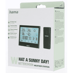 Hama Full Touch, vremenska postaja z brezžičnim senzorjem, zaslon na dotik