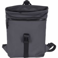 XQMAX Vodoodporen nahrbtnik na kolesih ROLLTOP 7 l siva KO-DB7005020seda