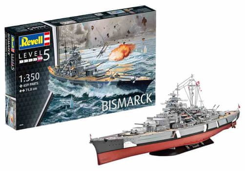  Revell Battleship Bismarck maketa, 659/1