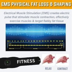 Mormark Pas za oblikovanje postave, za Trebušne mišice, Oblikovanje bokov, Oblikovanje trebuha, EMS tehnologija Električna stimulacija mišic | SHAPEUP