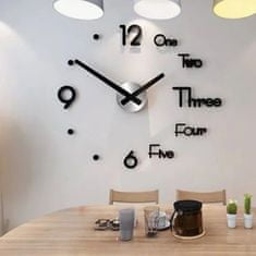 HOME & MARKER® 3D okrasna analogna stenska ura | TIMEVERSE