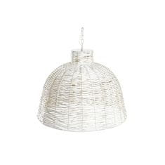 DKD Home Decor Stropna svetilka DKD Home Decor Bela Zlata železna 50 W 51 x 51 x 38 cm