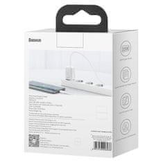 BASEUS Super hitri polnilnik USB-C 25 W Power Delivery Quick Charge – bel