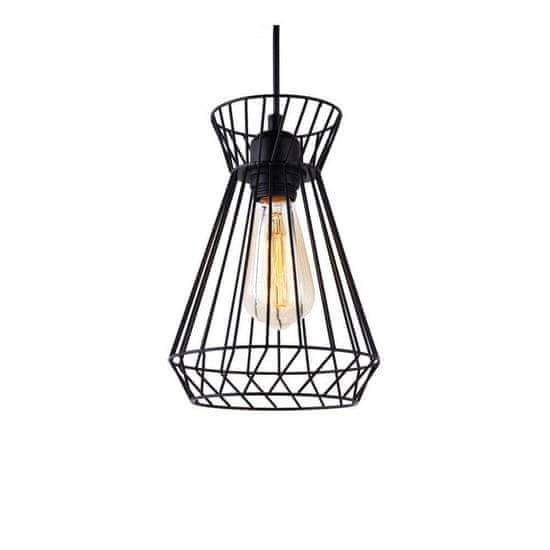 Edm Stropna svetilka EDM Black Metal 60 W (19 x 26 x 130 cm)