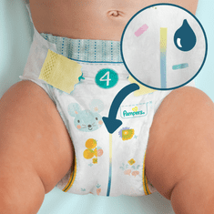 Pampers Premium Care plenice, velikost 2 (4-8 kg), 224 plenic, mesečni paket - odprta embalaža