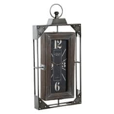 DKD Home Decor Stenska ura DKD Home Decor Loft Wood Iron (29 x 6,5 x 61 cm)