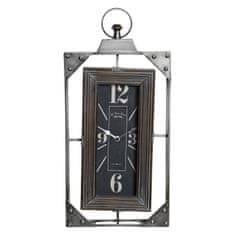 DKD Home Decor Stenska ura DKD Home Decor Loft Wood Iron (29 x 6,5 x 61 cm)