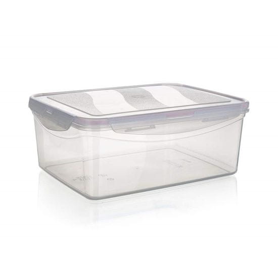 Banquet Plastični hermetični kozarec LARA 450 ml, roza, komplet 6 kosov