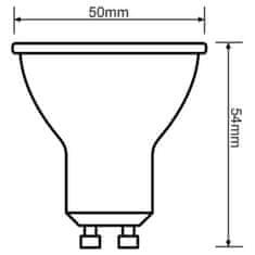 LEDVANCE Zatemnitvena LED žarnica GU10 4,7W = 50W 350lm 4000K Nevtralno bela 36° CRI90 Steklo Superior