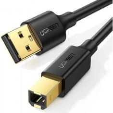 Ugreen tiskalniški kabel, USB-B (moški) - USB 2.0 (moški) 480mb/s, 2m, črn (20847)