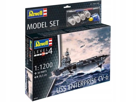  Revell Model Set USS Enterprise CV-6 maketa, 83/1