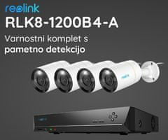 Reolink RLK8-1200B4-A varnostni komplet, 1x snemalna enota, 2 TB, + 4x IP kamere