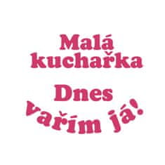 Rappa Otroški kostum kuharice z dodatki - češki tisk