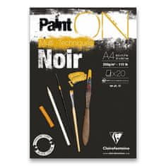 Clairefontaine Paint on Black, A4, 20 listov, 250 g