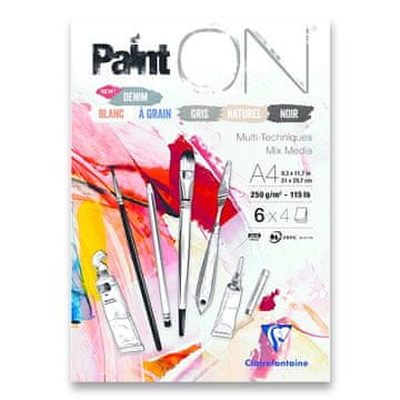 Clairefontaine Paint'ON Mix Colors, A4, 24 listov, 250 g