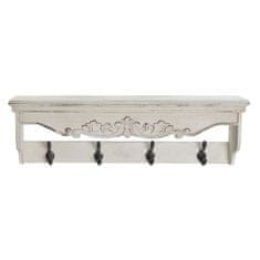 DKD Home Decor Stenski obešalnik za plašče DKD Home Decor 85 x 18 x 25 cm Fir Metal Vintage