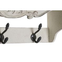 DKD Home Decor Stenski obešalnik za plašče DKD Home Decor 85 x 18 x 25 cm Fir Metal Vintage