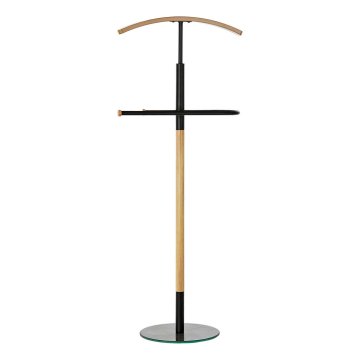 DKD Home Decor Omarica za oblačila DKD Home Decor Črna lesena kovinska (47 x 30 x 117 cm)