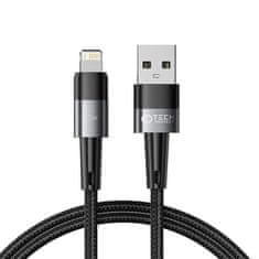 Tech-protect Ultraboost kabel USB / Lightning 12W 2.4A 1m, siva