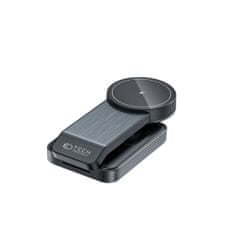 Tech-protect A28 MagSafe brezžični polnilnik za mobitel / Apple Watch / Airpods, črna