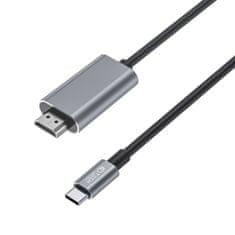 Tech-protect Ultraboost kabel USB-C / HDMI 4K 2m, črna
