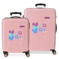 Jada Toys Komplet luksuznih potovalnih kovčkov iz ABS ENSO Love Vibes, 68cm/55cm, 9451921