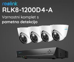 Reolink RLK8-1200D4-A varnostni komplet, 1x snemalna enota, 2 TB, + 4x IP kamere
