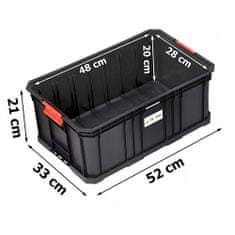botle Komplet ploščadi na kolesih s 3 škatlami za orodje škatla za organizacijo dela set delavnica modularna Basic Series