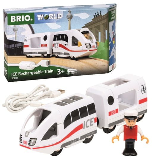Brio 36088 World Trains Edition: ICE vlak na akumulatorsko baterijo