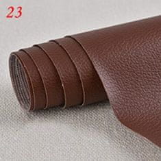 Vixson Samolepilne nalepke za popravilo usnjenih sedežev, Komplet za obnovo pohištva, Popravilo usnja (Rjava, 3 x 0,4 m) | LEATHERPATCH