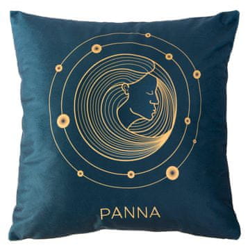 Darymex Prevleka za vzglavnik 40x40 Zodiak Vaše zodiakalno znamenje Devica Črna