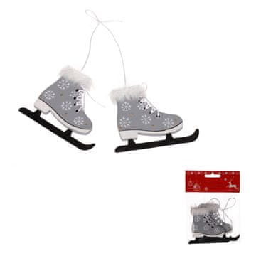 Autronic Skate iz lesa za obešanje, siva barva, cena za komplet AC754716 SIVA