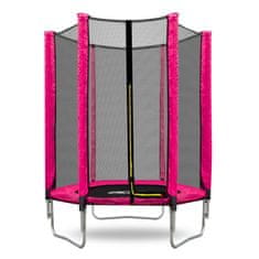 aGa SPORT TOP Trampolin 150 cm Roza + zaščitna mreža