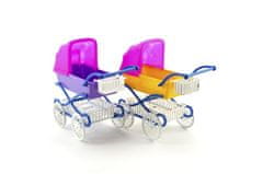 Teddies Globok plastični voziček 21cm