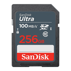 SanDisk Ultra 256GB SDXC pomnilniška kartica 100MB/s