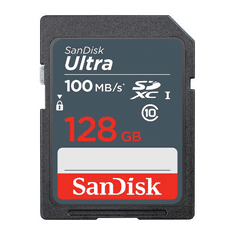 SanDisk Ultra 128GB SDXC pomnilniška kartica 100MB/s