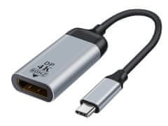 XtendLan Adapter USB-C na DP (F), 15 cm, 4K@60HZ