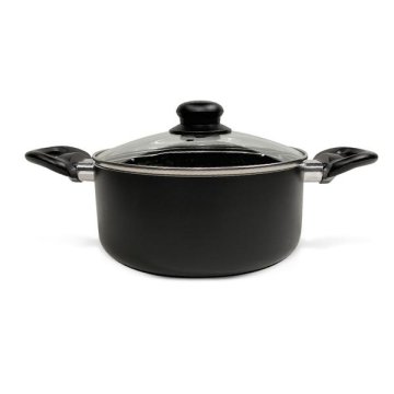 PEKAČ S STEKLENIM POKROVOM NERO KITCHISIMO 20X9CM, 2,5L, NEPRIJEMLJIVA POVRŠINA, STEKLEN POKROV, RDEČE ČRNA, INDUKCIJSKO DNO,