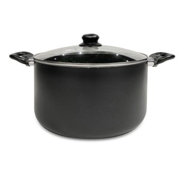LONEC S STEKLENIM POKROVOM NERO KITCHISIMO 24X13CM 5,5L