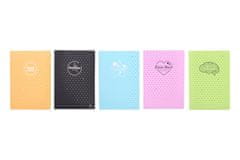 Beležnica A4 z vrsticami, 40l - pike