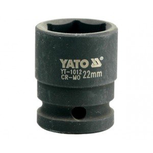YATO Nastavek 1/2" udarni šestkotnik 22 mm CrMo
