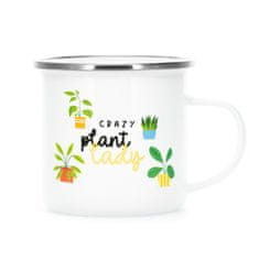 PixiINK Emajlirana skodelica - Crazy plant lady