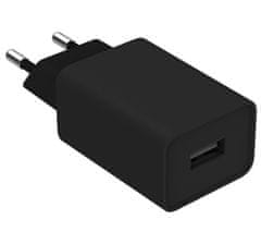 ColorWay 1x USB/ omrežni polnilnik/ 18W/ hitro polnjenje/ črno
