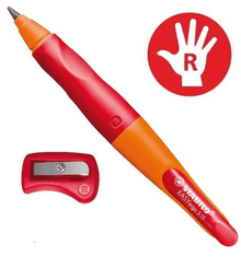 Stabilo EASYergo svinčnik za desničarje z radirko 3,15 mm oranžne barve