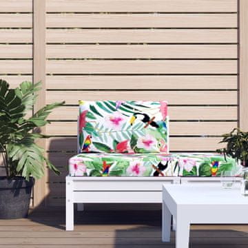 Vidaxl vidaXL Blazine iz palet, 2 kosa, pisane, blago Oxford