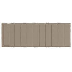Vidaxl Blazina za ležalnik taupe 180x60x3 cm oxford tkanina