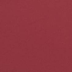 Vidaxl Blazine za vrtne stole 6 kosov vinsko rdeče 100x50x3 cm oxford